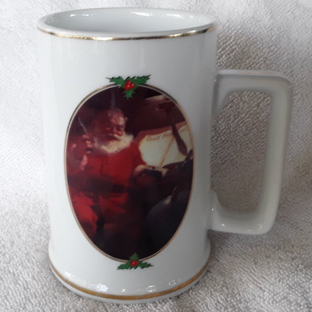 Coca Cola Mug, 1996, 4 1/2" H/2 3/4" at mouth/ 3 1/4" at base